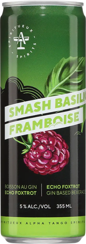 Canette de SMASH Basilic Framboise